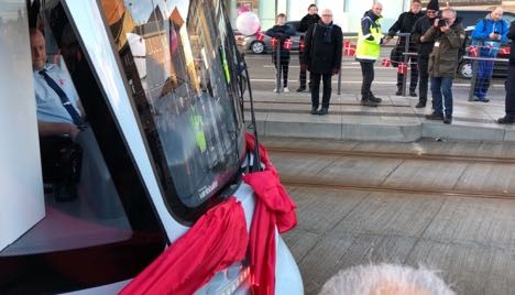 Letbanen i Aarhus kørte med omkring 20.000 passagerer Letbanen i Aarhus kørte med omkring 20.000 passagerer