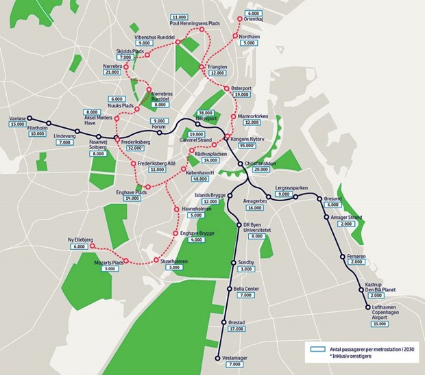 44 metrostationer og 600.000 passagerer om dagen 44 metrostationer og 600.000 passagerer om dagen