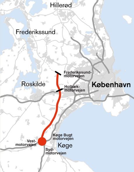 Regeringen vil undersøge vejen frem for en ny motorvej i Hovedstadsområdet