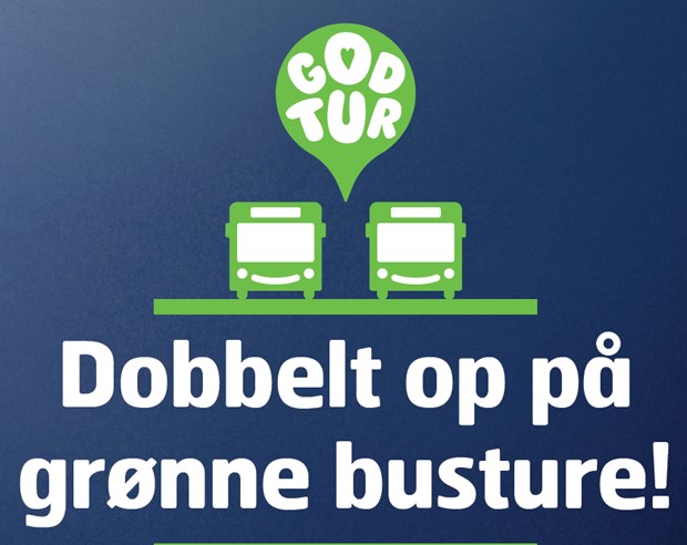 Dobbelt op på grønne busture