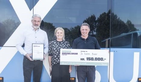 De Grønne Busser vandt prisen for de store ruter De Grønne Busser vandt prisen for de store ruter