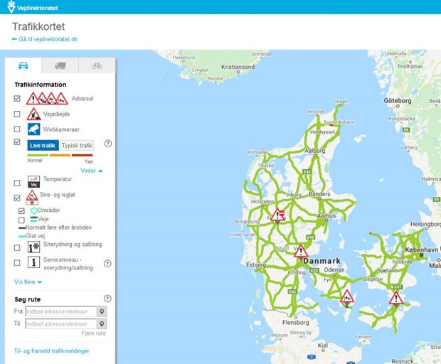 Sådan flyder trafikdata frem til din skærm