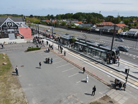 Odense har fet sin letbane - og fr ndret p busserne hen over sommeren