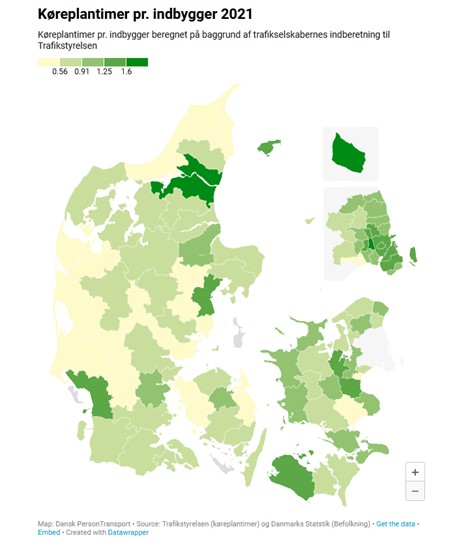 Serviceniveauet i kollektiv trafik er faldet