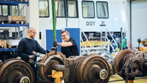 Metrotog har rundet n million kilometer