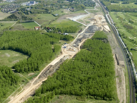 Arbejde med ny jernbane på Fyn vil støje i påsken Arbejde med ny jernbane på Fyn vil støje i påsken