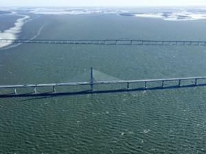 Den nye bro over Storstr�mmen f�r dronningenavn