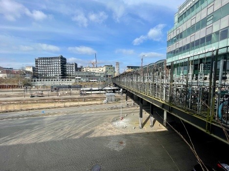 Konstruktion over banegrav er sv�kket - cykelparkering lukker �jeblikkeligt